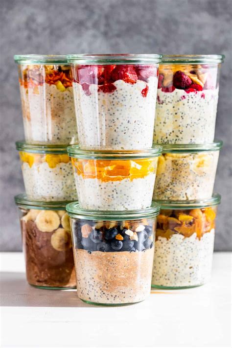 Can you heat up overnight oats. Make these overnight oats vegan by using a vegan milk and swapping out the Greek yogurt for hemp hearts, nut butters or protein powder. Store the mason jars in the fridge for up to 5 days then eat them cold. Freeze overnight oats for up to 6 months. Reheat them in the microwave or defrost in the fridge overnight then eat them cold. 