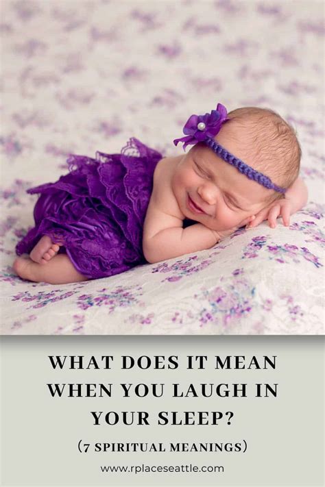 Researchers believe laughter during sleep is a sign of a baby’s developing social and emotional skills. Laughter during sleep may also be a way for babies to process and practice the emotions they experience during the day. That said, not all experts agree on the reasons why babies laugh in their sleep. Some believe that laughter during sleep .... 