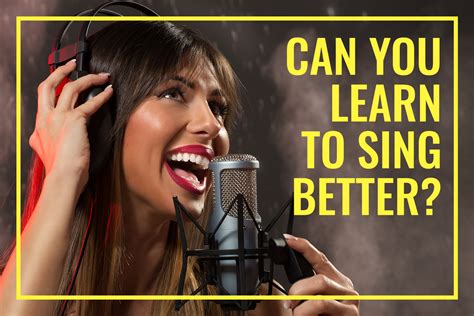 Can you learn to sing. Things To Know About Can you learn to sing. 