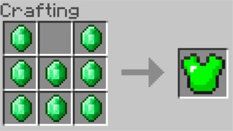 Can you make emerald armor in minecraft