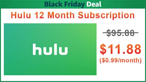 Learn more about how we select deals . SAVE $17.97: Through May 27, Hulu is offering ad-supported subscriptions for just $2 per month for your first three months of the streaming service (normally .... 