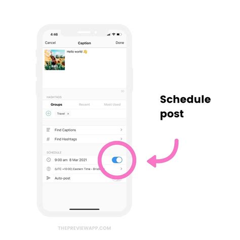 Can you schedule a post on instagram. Jul 25, 2023 · You can schedule your posts to go live at specific times, ensuring that your audience knows when to expect new content from you. This consistency also helps build trust and loyalty among your followers. Better Engagement: By scheduling your posts strategically, you can optimize your engagement rates. For example, you can schedule your most ... 