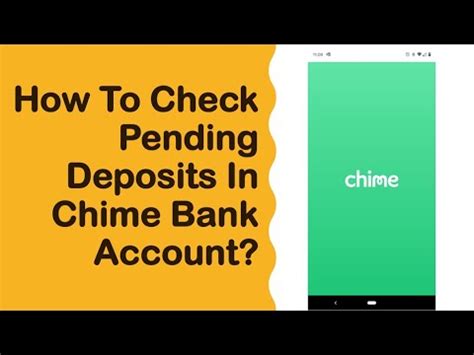 Chime provides a convenient platform to view your pending deposits. You can easily log in through the Chime app or website to check the status of your pending deposits. If you encounter any issues with your pending deposits on Chime, customer support is available to help you resolve them.. 