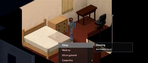 To sleep in Project Zomboid, players need to find an object they ca