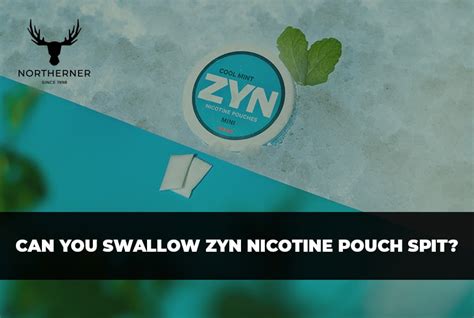 The short answer is no, you should not swallow Zyn spit. Swallowing th