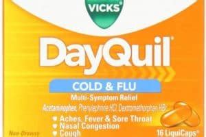 Can you take aleve with dayquil. Answer It is safe to combine DayQuil and ibuprofen. There is no known drug interaction between them. It is important to note that there are several 'DayQuil' products … 