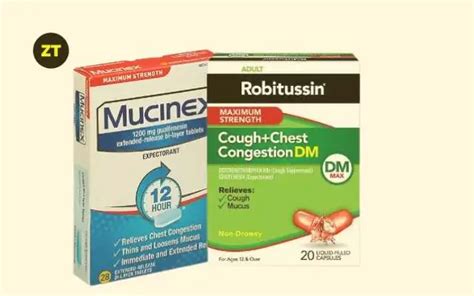 Can you take robitussin and mucinex. Use Robitussin DM (guaifenesin and dextromethorphan liquid) as ordered by your doctor. Read all information given to you. Follow all instructions closely. Take with or without food. Take with food if it causes an upset stomach . Drink lots of noncaffeine liquids unless told to drink less liquid by your doctor. 