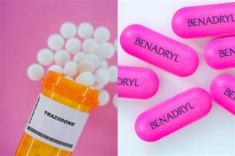 As you know, trazodone, melatonin, and diphenhydramine (also called benadryl) are all sedating medications. See a doctor who can help. Find Primary care doctors near you. This is why they are often used to assist with sleeping. There is a synergistic effect between all three of these medications if they are taken together..