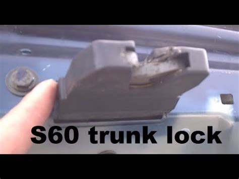 Can you unlock a volvo s80 trunk manually. - 6 cylinder perkins diesel manual for 1973.