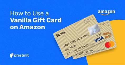Can you use a vanilla gift card on amazon. Then you can apply the Amazon egift card directly to your Amazon account. The next time you shop Amazon, you’ll get that $3.58 applied to your purchase. 2. To Extend the Life of a Gift Card. Suppose you receive a gift card from your cable company as a thank you for being a valued customer. 