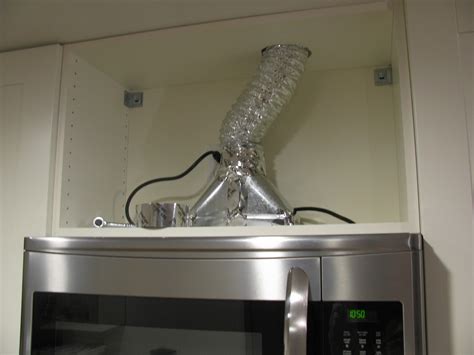 Can you use flexible duct for microwave vent?