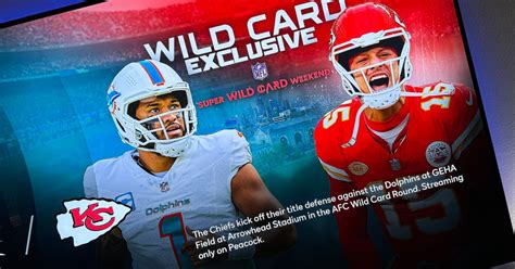 Can you watch the super bowl on peacock. The defending Super Bowl champion Kansas City Chiefs will host the Miami Dolphins on Saturday at 8 p.m. The game will exclusively stream on Peacock, a platform that is owned by NBC and not NBC4 ... 