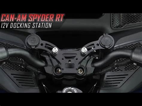 Can-Am Spyder RT Phone / GPS Docking Station (2024+) - YouTube