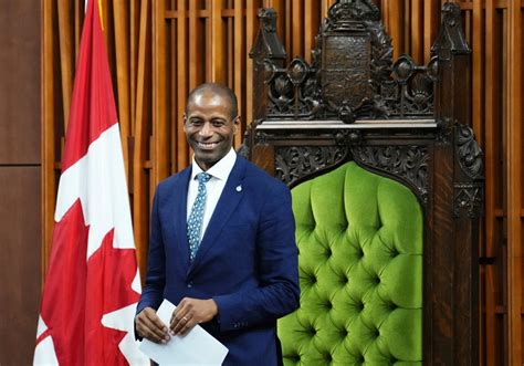 Canada’s House of Commons elects first Black speaker