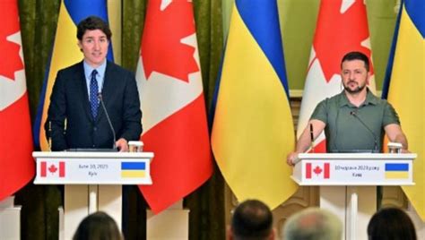 Canada’s Trudeau shows up in Kyiv on second surprise visit
