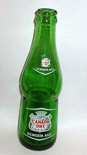 Canada Dry VINTAGE Glass Bottle New York NY Clear Ginger Ale