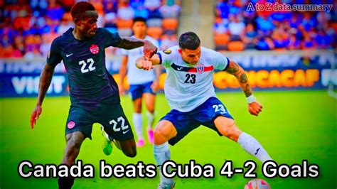 Canada beats Cuba 4-2 and will play US in CONCACAF Gold Cup quarterfinal