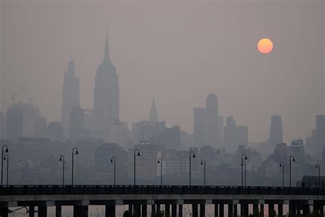Canada fires bring dystopian haze, air-quality alerts in US. Is it safe to go outside?