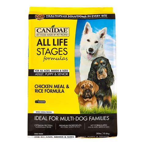 Canaday dog food. Canidae pet foods are ultra nutritionally dense, nourishing your dog in every bite. High quality, wholesome ingredients like farm-grown veggies and premium proteins mean you’re giving your pet the goodness they deserve. Product Information. Optimal nutrition for all breeds, all ages and all sizes. One bag to feed them all, perfect for multi ... 