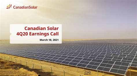 Canadian Solar: Q4 Earnings Snapshot