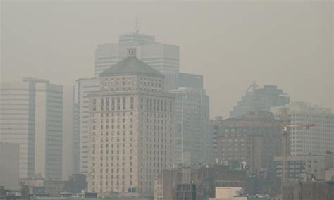 Canadian wildfires send smoke south, triggering air quality warnings