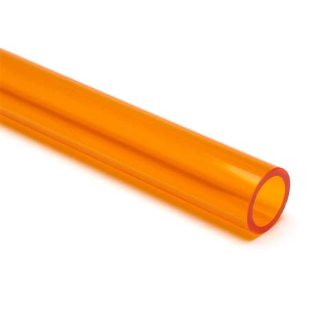 Canal plastics. Frosted Acrylic Round Tube. $3.30. Quantity. Add to Cart. Notify Me When Available. Extruded acrylic tubes are available in lengths up to 72". This tube has a frosted finish and is great for lighting applications. Standard wall thickness is 1/8" for all frosted tubes. The diameter of acrylic tubes is specified as the outside diameter. 