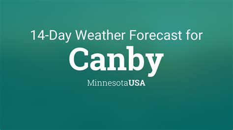 Canby, MN 10-Day Weather Forecast - The Weather …