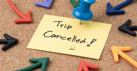 Canceled trip. Cancelled trips We closely monitor all our destinations – if your trip is cancelled or changed, we will aim to notify you at least one month before your scheduled departure date. If you booked … 