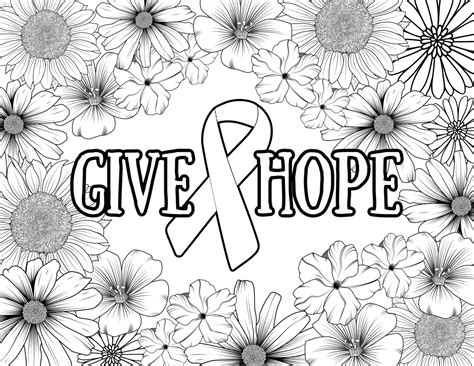 Cancer Coloring Pages