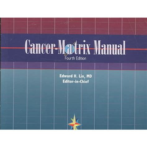 Cancer matrix manual by edward h lin m d. - Holt social studies world history textbook.