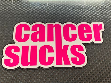 Cancer sucks. CANCER SUCKS Buttons are perfect for ANY occasion and the 1" buttons are available in different colors and quantities or a mixture of all colors. PLEASE NOTE ON YOUR ORDER IF YOU WANT A BAG OF ONE CERTAIN COLOR! ASSORTMENT OF COLORS ORANGE LAVENDER GRAY PINK PURPLE LIGHT BLUE NEON GREEN TEAL … 