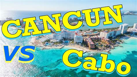 Cancun vs cabo. Los Cabos is a playground for adventurers and relaxation-seekers alike, boasting everything from scuba diving in crystal-clear waters to lounging on pristine beaches. The distance between San Jose del Cabo and Cabo San Lucas is a mere 20 miles, and the Tourist Corridor Highway easily connects the two towns. 