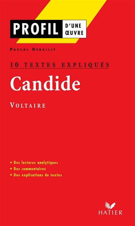 Candide de voltaire 10 textes expliques. - Teacher s activity guide for abc english book one.