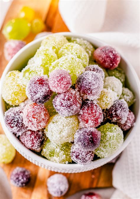 Candied grapes. Learn the best way to making Candied Grapes. Making Candy Fruit can be fun, plus they taste great. Learn how to color and flavor your candied grapes. Enjoy!_... 