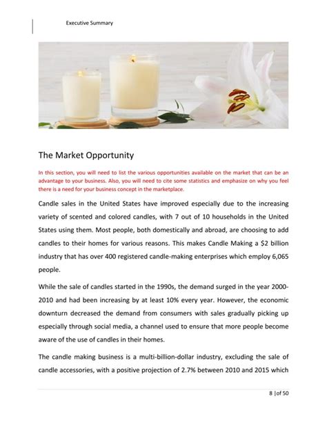 Candle Making Business Plan Template [Updated 2024]