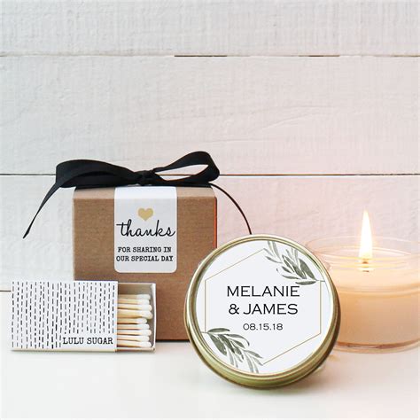 Candle Minimalist Gift Box - Etsy