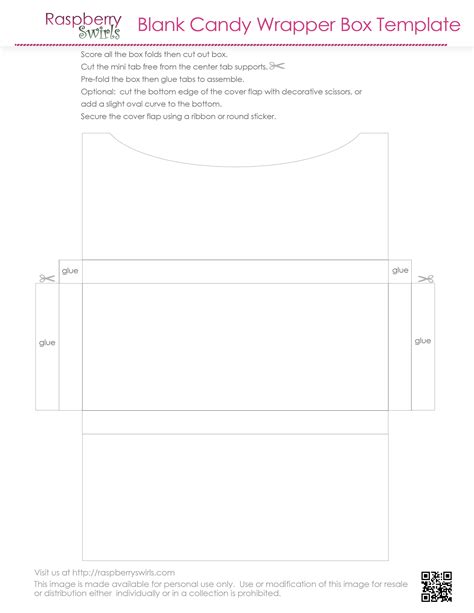 Candy Bar Wrapper Template