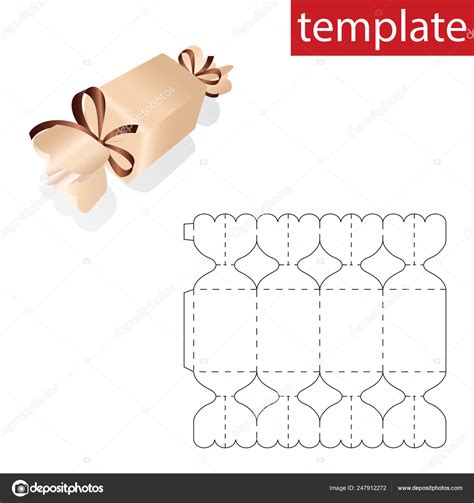 Candy Box Box Template Candy Box Template Gift Box Template