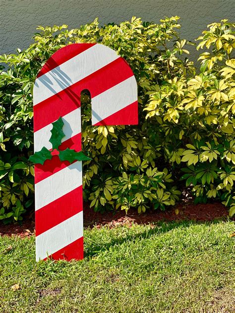 Candy Cane Holiday Decor - Etsy