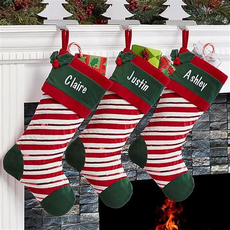 Candy Cane Stockings Bed Bath & Beyond