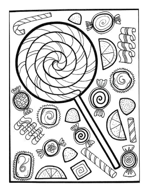 Candy Coloring Pages Printable Customize and Print