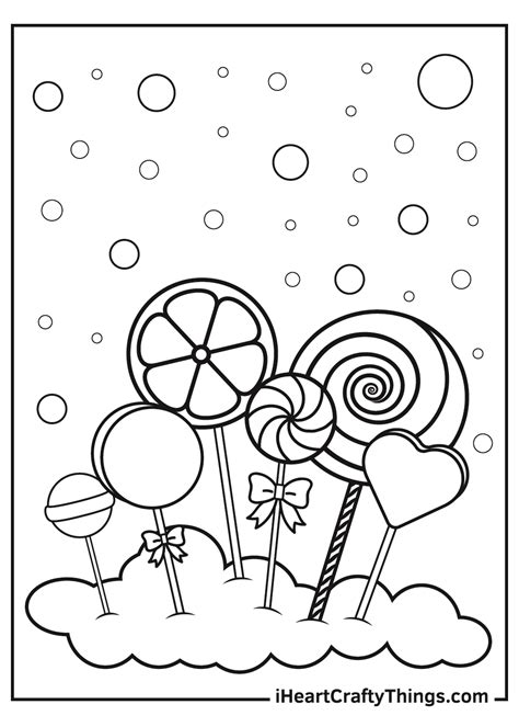 Candy Coloring Pages To Prin