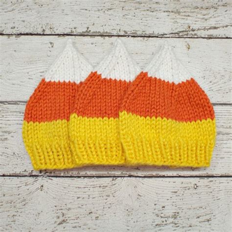 Candy Corn Hat Pattern Knitting Pattern Knit Hat Pattern Etsy