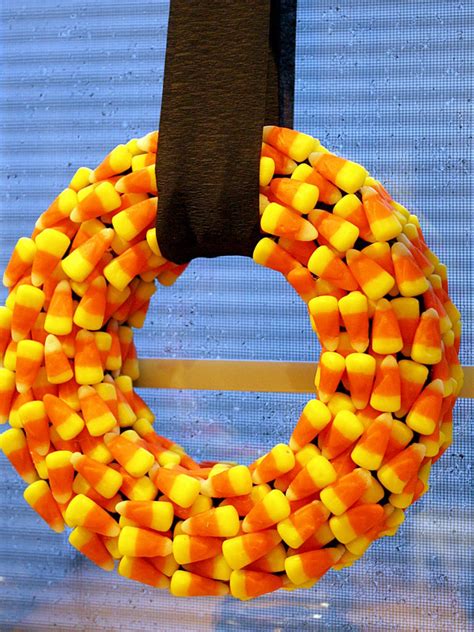 Candy Corn Wreath HGTV