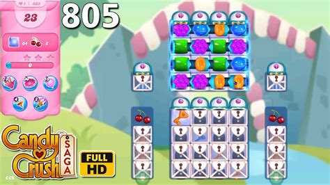 Candy Crush Saga Level 805 - YouTube