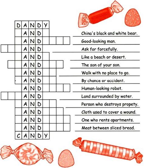Clue: Candy. Candy is a crossword puzzle clue that we have spotted over 20 times. There are related clues (shown below).. 