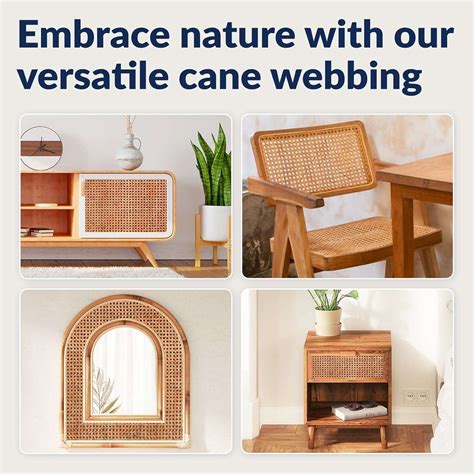 Cane webbing for chairs.  About this item Versatile and Inspiring: Transfo...