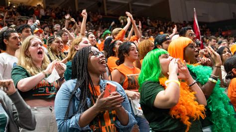 Canes fans fill UM’s Wastco Center for Final Four watch party