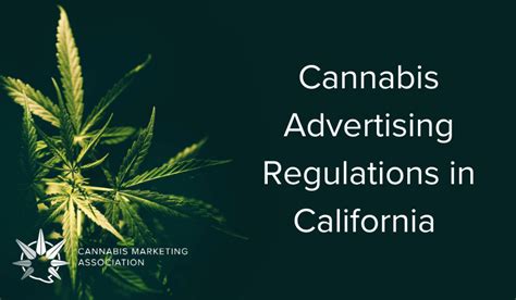 Cannabis Advertising Regulations in California - Cannabis …