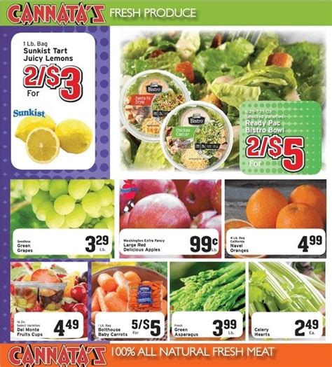 Cannata's weekly sales ad. Use Enjoy big sale for orders at Cannata's. Get your favorite products with special deals at hand. $17.67. Average Savings. CODE ... Shop the Weekly Ad: Keep an eye on Cannata's weekly ad for the latest deals and discounts on your favorite products. You can save big by planning your shopping around the featured items. 